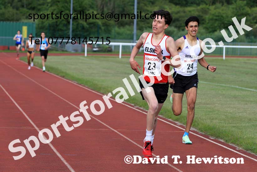 The 1500 metres, 2022 BMC Chester le Street. Photo: David T. Hewitson/Sports for All Pics
